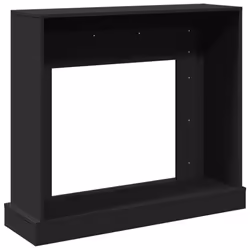 vidaXL Fireplace Surround Fire Surround Only Fireplace Frame Engineered Wood - black - Additional view 5