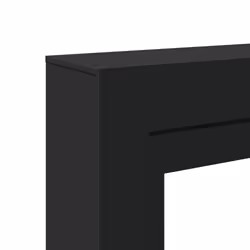 vidaXL Fireplace Surround Fire Surround Only Fireplace Frame Engineered Wood - black - Additional view 6