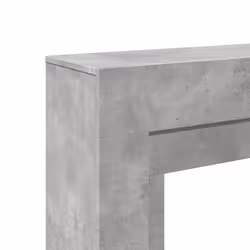 vidaXL Fireplace Surround Fire Surround Only Fireplace Frame Engineered Wood - concrete grey - Additional view 6