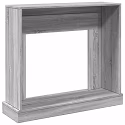 vidaXL Fireplace Surround Fire Surround Only Fireplace Frame Engineered Wood - grey sonoma - Additional view 5