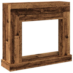 vidaXL Fireplace Surround Fire Surround Only Fireplace Frame Engineered Wood - old wood