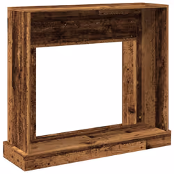 vidaXL Fireplace Surround Fire Surround Only Fireplace Frame Engineered Wood - old wood - Additional view 5