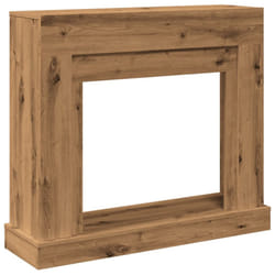 vidaXL Fireplace Surround Fire Surround Only Fireplace Frame Engineered Wood - artisan oak