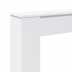 vidaXL Fireplace Surround Fire Surround Fire Place Engineered Wood - white - Additional view 6