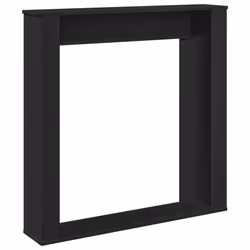 vidaXL Fireplace Surround Fire Surround Fire Place Engineered Wood - black - Additional view 5
