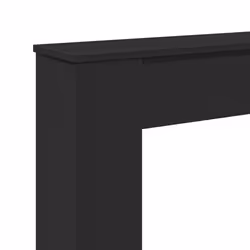 vidaXL Fireplace Surround Fire Surround Fire Place Engineered Wood - black - Additional view 6