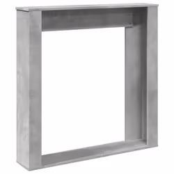vidaXL Fireplace Surround Fire Surround Fire Place Engineered Wood - concrete grey - Additional view 5