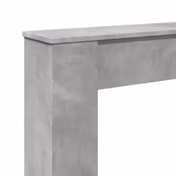 vidaXL Fireplace Surround Fire Surround Fire Place Engineered Wood - concrete grey - Additional view 6