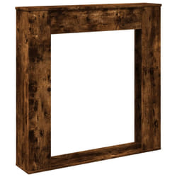 vidaXL Fireplace Surround Fire Surround Fire Place Engineered Wood - smoked oak