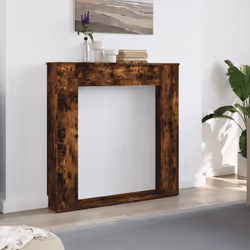 vidaXL Fireplace Surround Fire Surround Fire Place Engineered Wood - smoked oak