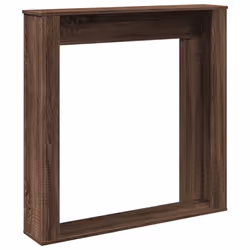 vidaXL Fireplace Surround Fire Surround Fire Place Engineered Wood - brown oak - Additional view 5