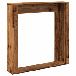 vidaXL Fireplace Surround Fire Surround Fire Place Engineered Wood - old wood - Additional view 5