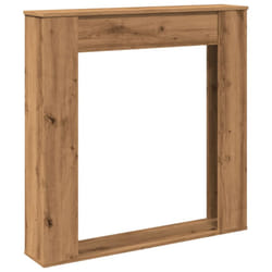 vidaXL Fireplace Surround Fire Surround Fire Place Engineered Wood - artisan oak