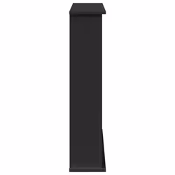 vidaXL Fireplace Surround Fire Surround Frame Engineered Wood - black - Additional view 4