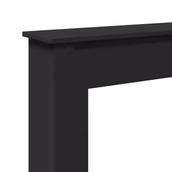 vidaXL Fireplace Surround Fire Surround Frame Engineered Wood - black - Additional view 6