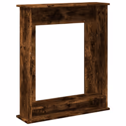 vidaXL Fireplace Surround Fire Surround Frame Engineered Wood - smoked oak - Additional view 5