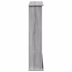 vidaXL Fireplace Surround Fire Surround Frame Engineered Wood - grey sonoma - Additional view 4