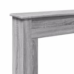 vidaXL Fireplace Surround Fire Surround Frame Engineered Wood - grey sonoma - Additional view 6