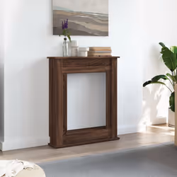 vidaXL Fireplace Surround Fire Surround Frame Engineered Wood - brown oak - Additional view 2