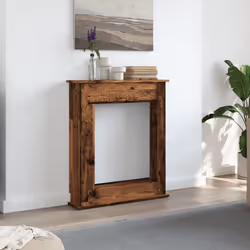 vidaXL Fireplace Surround Fire Surround Frame Engineered Wood - old wood