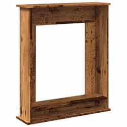 vidaXL Fireplace Surround Fire Surround Frame Engineered Wood - old wood - Additional view 5