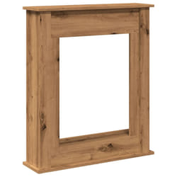 vidaXL Fireplace Surround Fire Surround Frame Engineered Wood - artisan oak