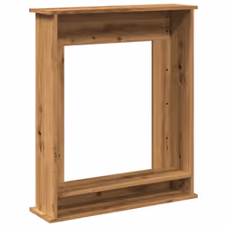 vidaXL Fireplace Surround Fire Surround Frame Engineered Wood - artisan oak - Additional view 5