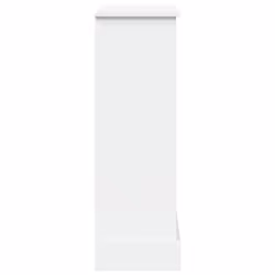 vidaXL Fireplace Surround Fire Surround Only Fireplace Frame Engineered Wood - white - Additional view 4