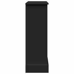 vidaXL Fireplace Surround Fire Surround Only Fireplace Frame Engineered Wood - black - Additional view 4
