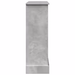 vidaXL Fireplace Surround Fire Surround Only Fireplace Frame Engineered Wood - concrete grey - Additional view 4