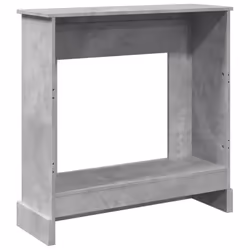 vidaXL Fireplace Surround Fire Surround Only Fireplace Frame Engineered Wood - concrete grey - Additional view 5