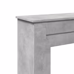 vidaXL Fireplace Surround Fire Surround Only Fireplace Frame Engineered Wood - concrete grey - Additional view 6
