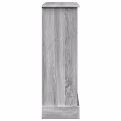 vidaXL Fireplace Surround Fire Surround Only Fireplace Frame Engineered Wood - grey sonoma - Additional view 4