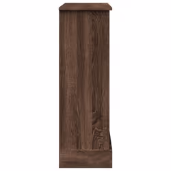 vidaXL Fireplace Surround Fire Surround Only Fireplace Frame Engineered Wood - brown oak - Additional view 4