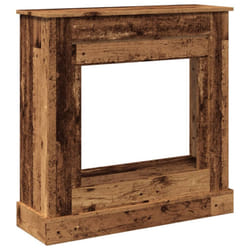 vidaXL Fireplace Surround Fire Surround Only Fireplace Frame Engineered Wood - old wood