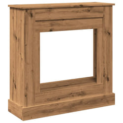 vidaXL Fireplace Surround Fire Surround Only Fireplace Frame Engineered Wood - artisan oak