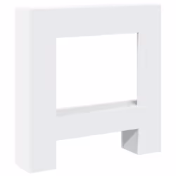 vidaXL Fireplace Surround Fire Surround Fire Place Old Wood Engineered Wood - white