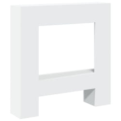 vidaXL Fireplace Surround Fire Surround Fire Place Old Wood Engineered Wood - white
