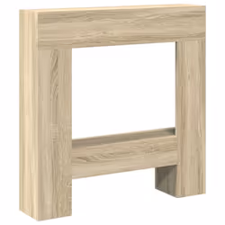 vidaXL Fireplace Surround Fire Surround Fire Place Old Wood Engineered Wood - sonoma oak