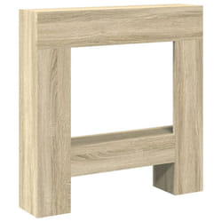 vidaXL Fireplace Surround Fire Surround Fire Place Old Wood Engineered Wood - sonoma oak