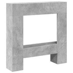 vidaXL Fireplace Surround Fire Surround Fire Place Old Wood Engineered Wood - concrete grey