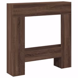 vidaXL Fireplace Surround Fire Surround Fire Place Old Wood Engineered Wood - brown oak