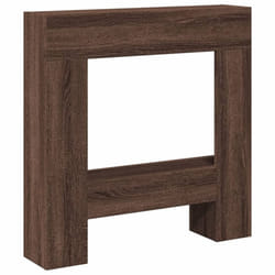 vidaXL Fireplace Surround Fire Surround Fire Place Old Wood Engineered Wood - brown oak