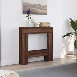 vidaXL Fireplace Surround Fire Surround Fire Place Old Wood Engineered Wood - brown oak