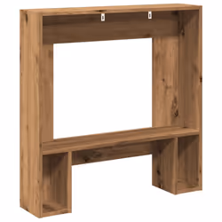 vidaXL Fireplace Surround Fire Surround Fire Place Old Wood Engineered Wood - artisan oak - Additional view 5