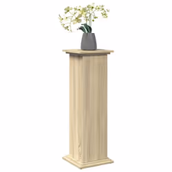 vidaXL Display Stand with Storage Plant Stand Shelf Sonoma Oak Engineered Wood