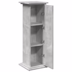 vidaXL Display Stand with Storage Plant Stand Concrete Grey Engineered Wood - Additional view 5