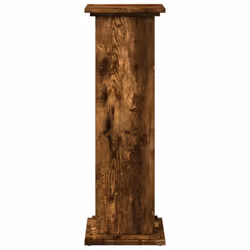 vidaXL Display Stand with Storage Plant Stand Shelf Smoked Oak Engineered Wood - Additional view 4