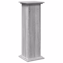 vidaXL Display Stand with Storage Plant Stand Grey Sonoma Engineered Wood - Additional view 7