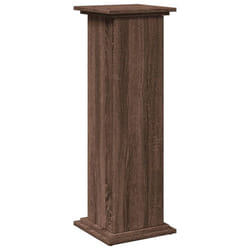 vidaXL Display Stand with Storage Plant Stand Shelf Brown Oak Engineered Wood